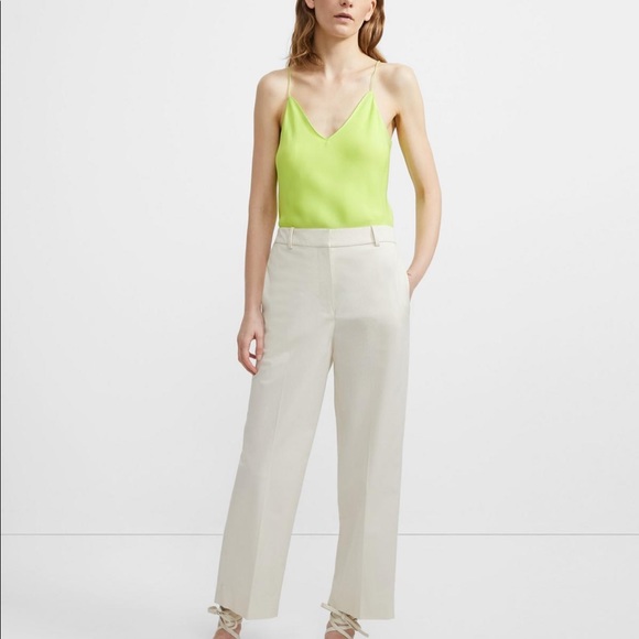 Theory easy slip top neon green size S NWT - Picture 3 of 8